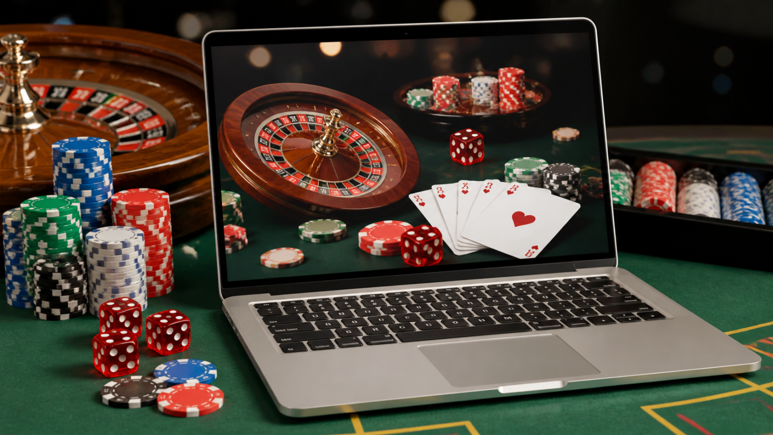 Best Online Casino Singapore: A Practical Player Guide Online casino interface on a laptop, showing casino games