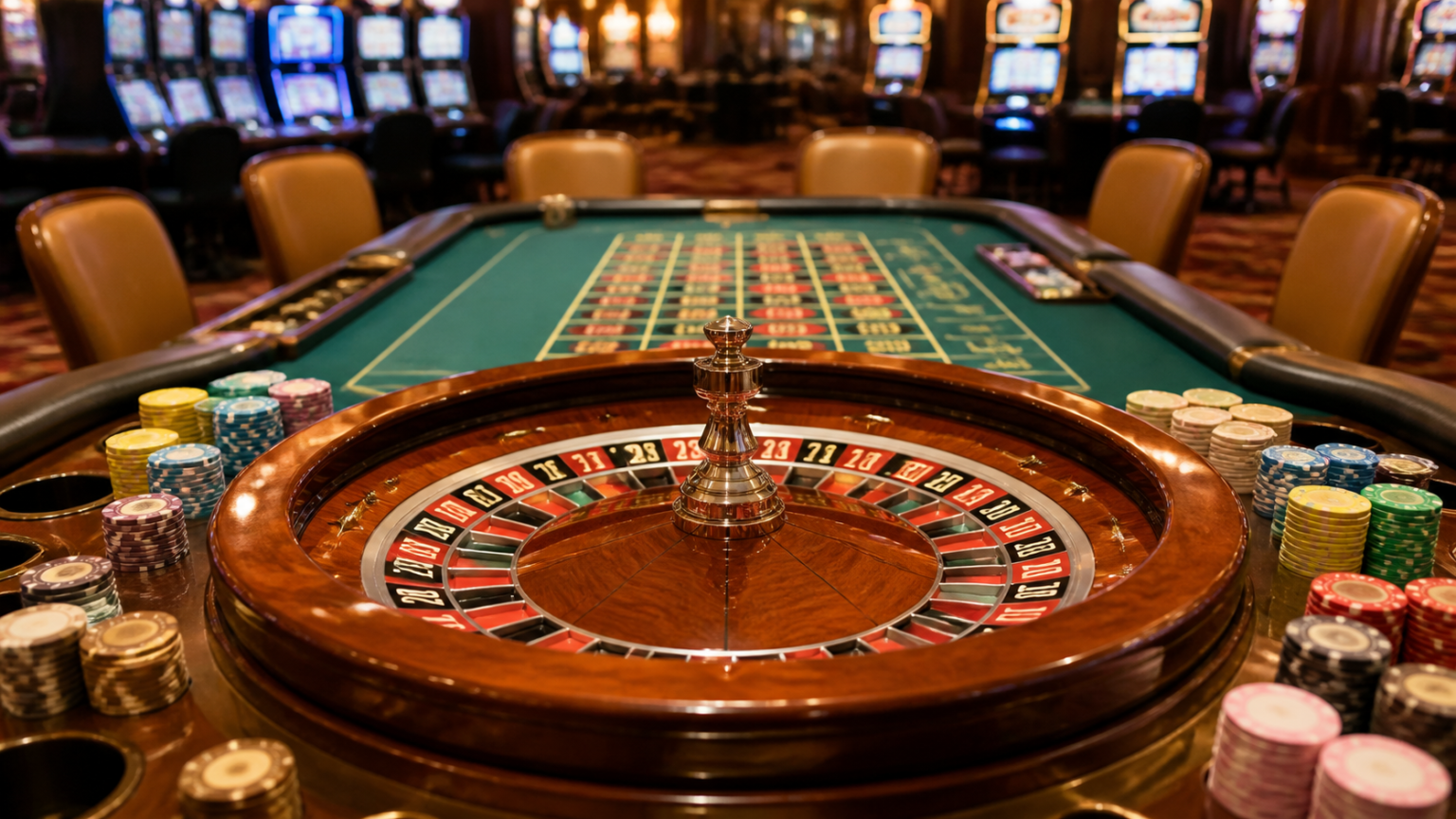Slot e roulette in un casinò, tema dei migliori casino non AAMS