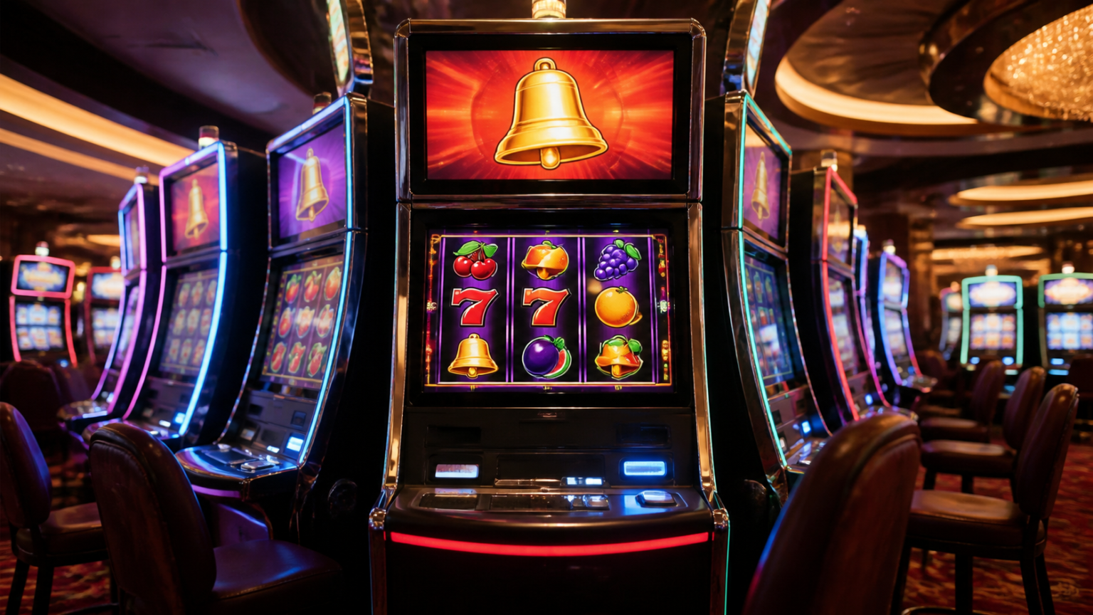 Memahami situs slot gacor dan cara menilainya Ilustrasi situs slot gacor dengan suasana mesin slot di kasino