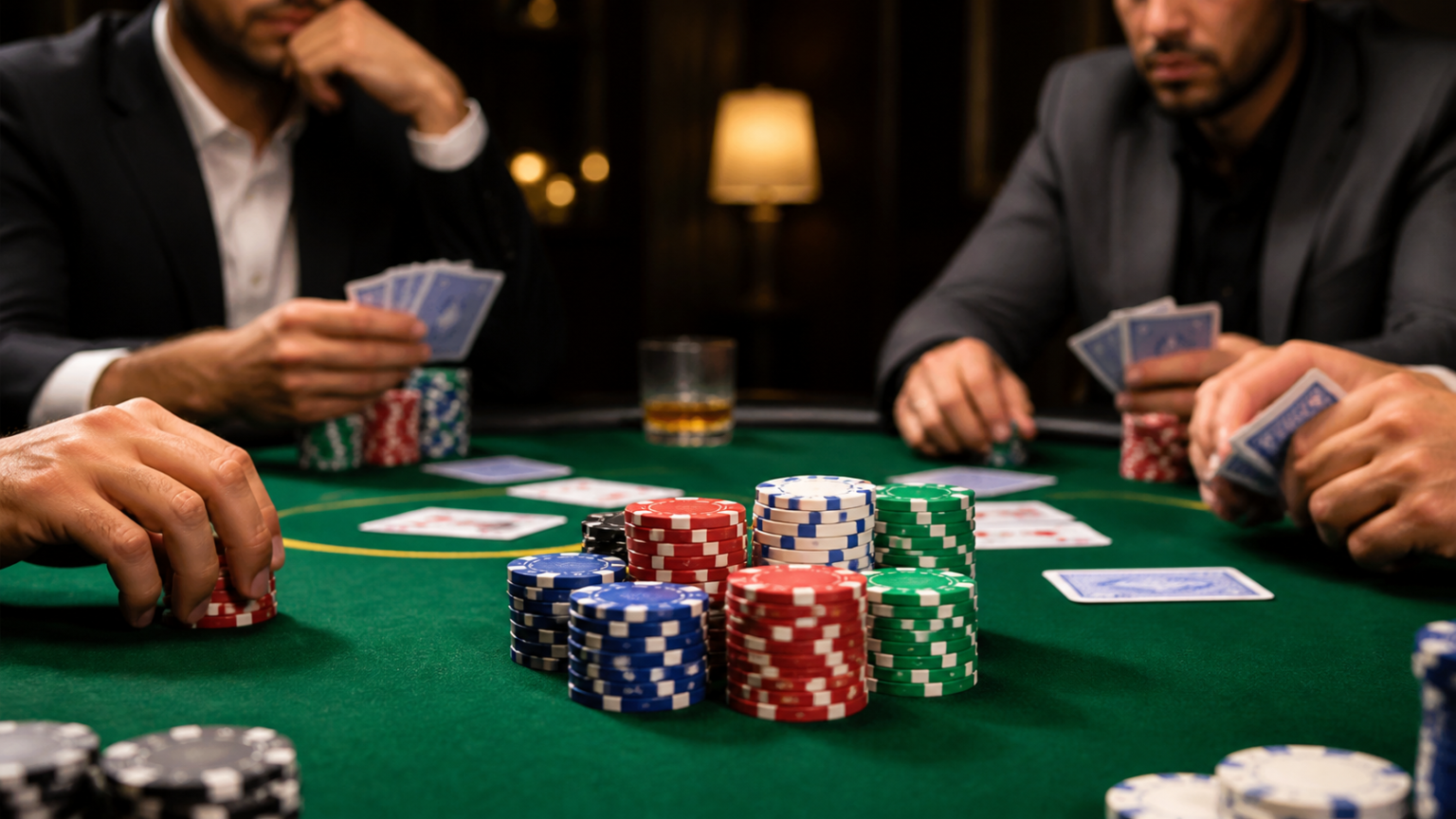 Online Poker Malaysia: What Players Should Know Poker players at a table with cards and chips