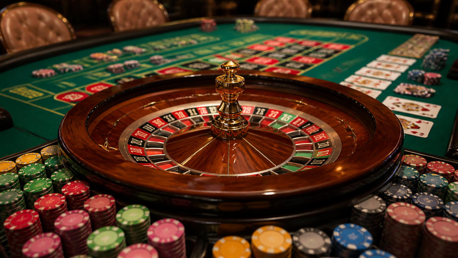 What to Know Before Visiting an online casino Singapore Casino table with chips, cards, and roulette wheel
